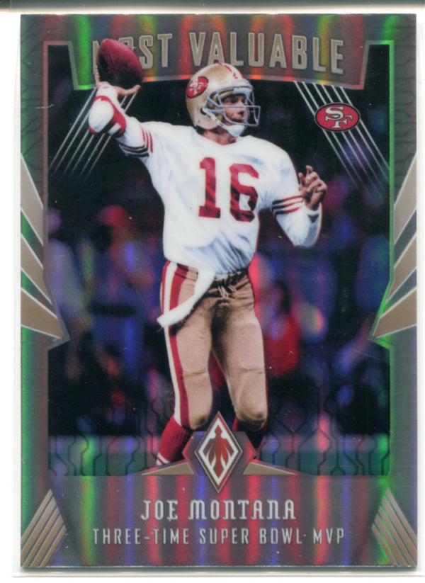 Joe Montana 2018 Most Valuable Phoenix Card