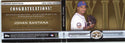 Johan Santana 2008 Topps Triple Threads Game Used Relic Booklet Card /9