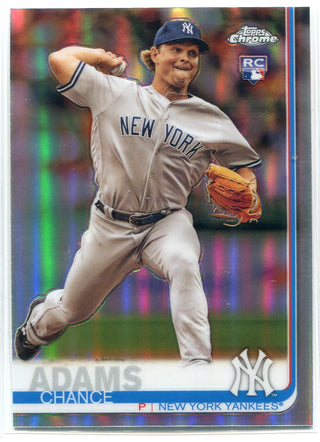 Chance Adams 2019 Topps Chrome Refractor Rookie Card