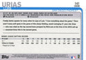 Luis Urias 2019 Topps Chrome Rookie Card