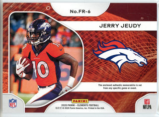 Jerry Jeudy 2020 Panini Elements Frequency Patch Card #FR-6