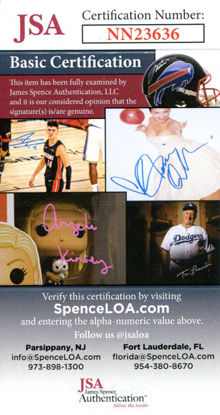Lefty Gomez Autographed Hall of Plaque Card (JSA)