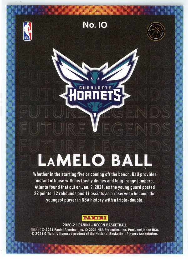 LaMelo Ball 2020-21 Panini Recon Future Legends Rookie Card #10