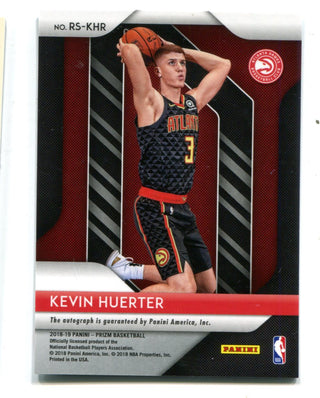 Kevin Huerter 2013 Panini Prizm #RSKHR Auto Card