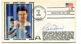 Bobby Doerr Cooperstown NY August 3,1986 Autographed First Day Cover