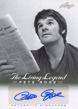 Pete Rose 2012 Leaf Living Legend Autographed Card