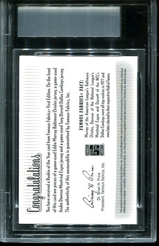 Murray, Dawson, & Dorsett ROY Famous Fabrics First Edition Card #9/9