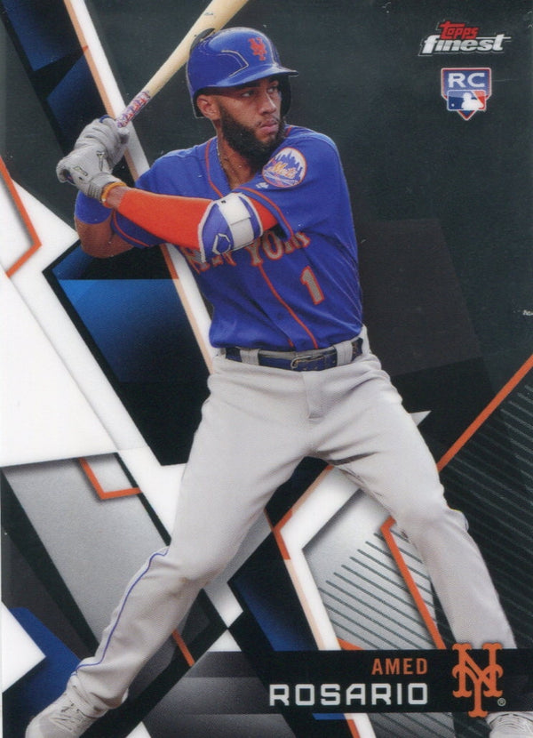 Amed Rosario 2018 Topps Finest Rookie Card