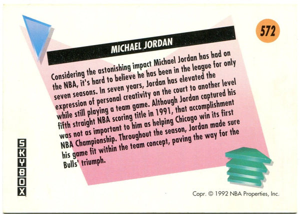 Michael Jordan Skybox Salutes 1992