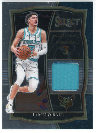 LaMelo Ball 2020-21 Panini Select Rookie Patch Card #DS-BAl