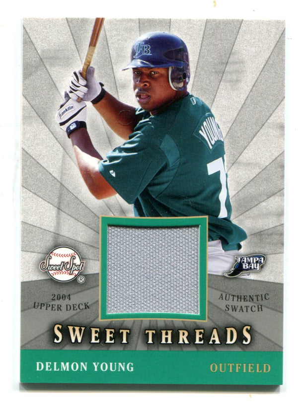 Delmon Young 2004 Upper Deck Sweet Threads #STSDY Jersey Card