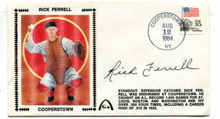 Rick Ferrell Cooperstown August 12, 1984 Autographed First Day Cover