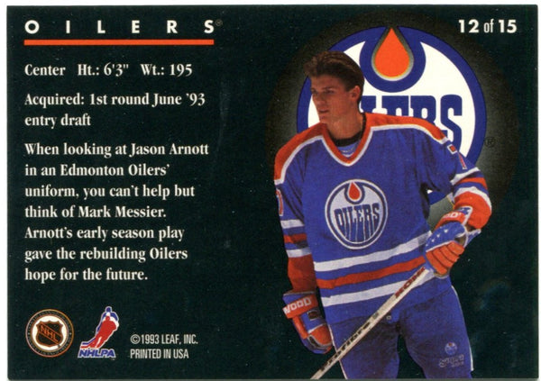 Jason Arnott 1993 Donruss Rookie Card