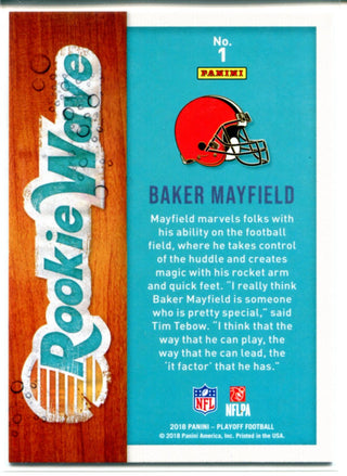 Baker Mayfield 2018 Rookie Wave Playoff Card