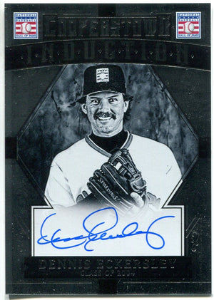 Dennis Eckersley 2015 Panini Cooperstown Introductions Autographed Card