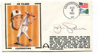 Jim Palmer Cooperstown NY August 6,1990  Autographed First Day Cover