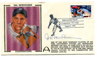 Hal Newhouser Cooperstown NY August 2,1992 Autographed First Day Cover