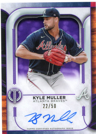 Kyle Muller 2022 Topps Tribute Autographed Rookie Card /50