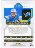 Amon-Ra St. Brown 2021 Panini Prizm Orange Laser Prizm Rookie Card #358