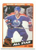 Mark Messier 1984 Topps All Star 2nd Team