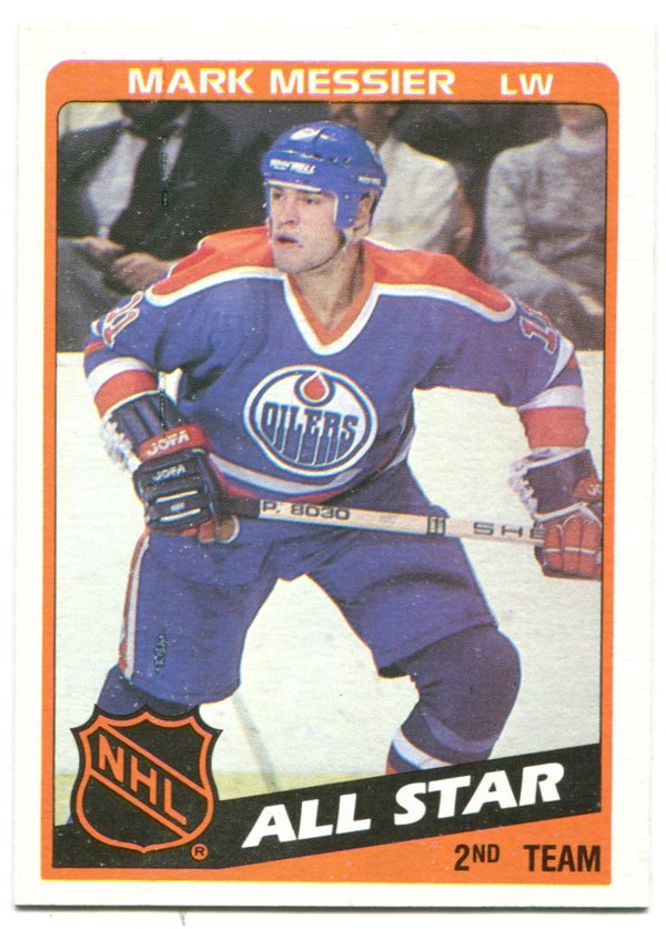 Mark Messier 1984 Topps All Star 2nd Team