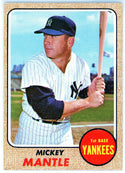 Mickey Mantle 1968 Topps Card #280