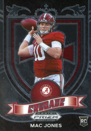 Mac Jones 2021 Panini Prizm Football Rookie Card #170