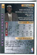 Kevin Garnett 1996 Topps Finest Rookie Card