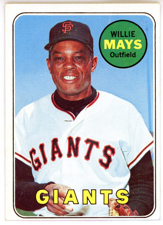 Willie Mays 1969 Topps Card #190