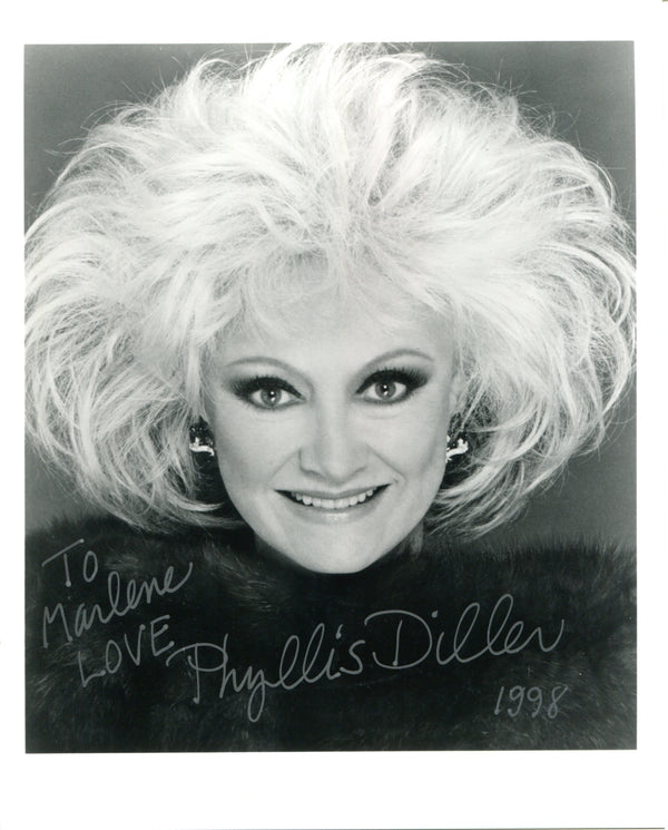 Phyllis Diller Autographed 8x10 Photo
