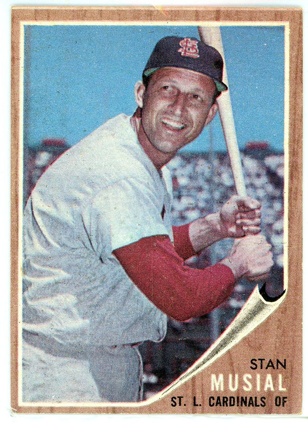 Stan Musial 1962 Topps Card #50