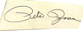 Pete Rose Autographed Cut