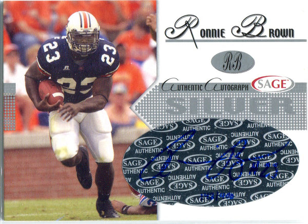 Ronnie Brown 2005 SAGE Autographed Card #142/400