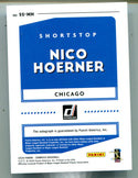 Nico Hoerner 2020 Panini Donruss Signature Series #SSNH Auto Card