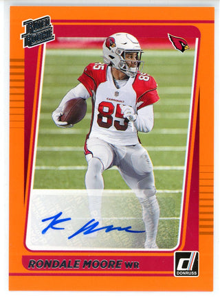 Rondale Moore Autographed 2021 Panini Donruss Rated Rookie Card #270