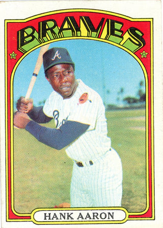 Hank Aaron 1972 Topps Card