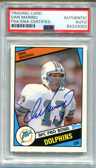 Dan Marino 1984 Topps #123 (PSA Authentic) Card