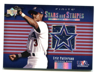 Eric Patterson 2003 Upper Deck Finite Stars & Stripes #USAJ15 Card