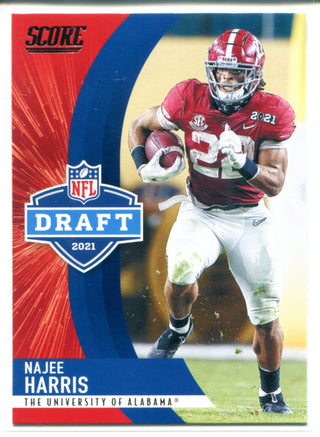 Najee Harris 2021 Panini Score Rookie Card #D12
