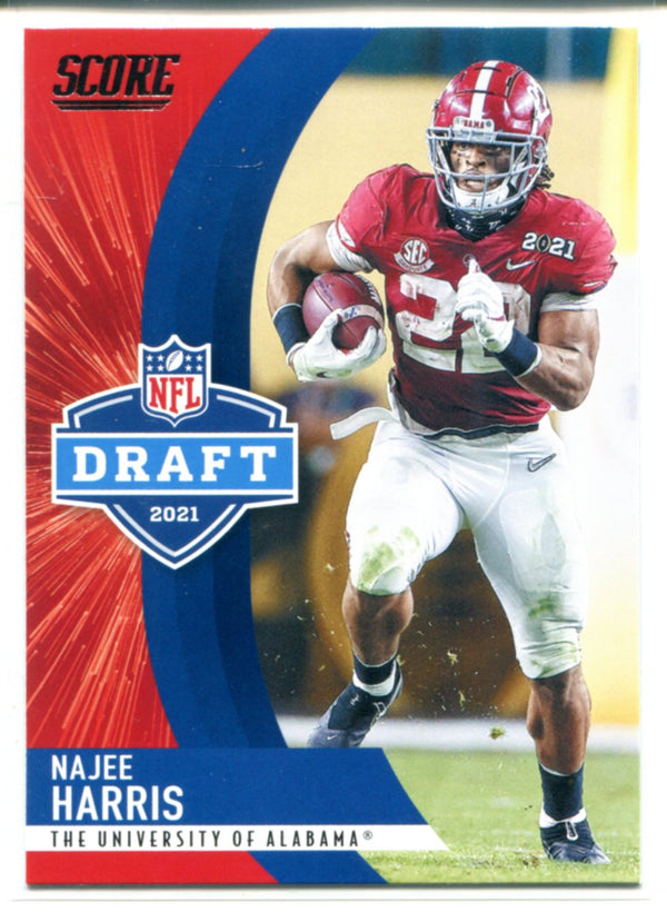 Najee Harris 2021 Panini Score Rookie Card #D12
