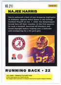 Najee Harris 2021 Panini Chronicles Flux Draft Picks Rookie Card #241