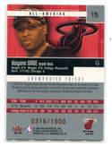 Dwyane Wade 2003-04 Fleer Showcase Rookie Draft #115 Card (316/1000)
