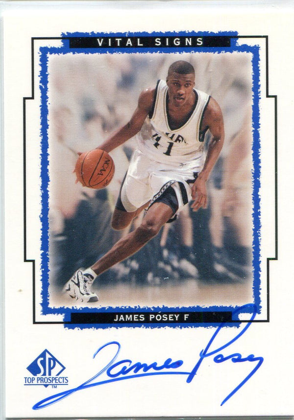 James Posey 1999 Autographed Upper Deck Rookie Card