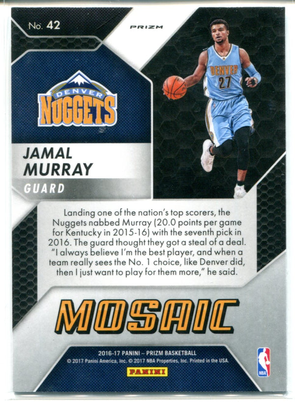 Jamaal Murray 2016-17 Panini Prizm Mosaic Rookie Card