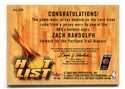 Zach Randolph 2004-2005 Fleer Hot List #HL/ZR Game-Worn Jersey Card