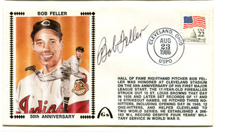 Bob Feller Autographed First Day Cover