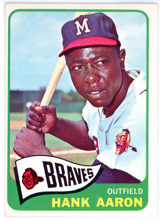 Hank Aaron 1965 Topps Card #170