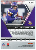 Justin Jefferson 2020 Panini Mosaic NFL Debut Rookie Card #270