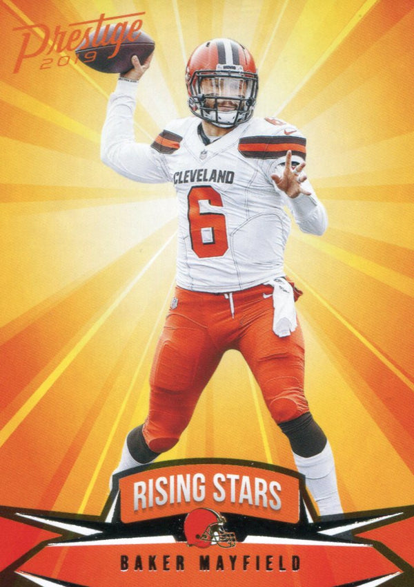 Baker Mayfield 2019 Panini Rising Stars Insert Card