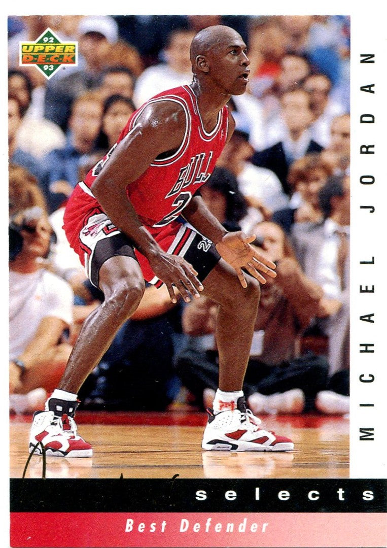 Michael Jordan Upper Deck Selects Best Defender#JW4 | Hollywood ...